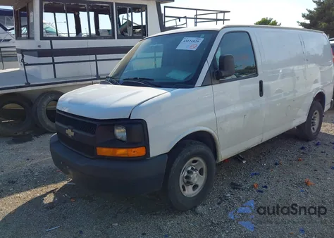 2014 Chevrolet Express 2500 Work Van from USA, damaged, VIN 1GCWGFBA5E1177854